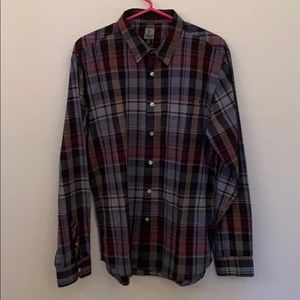 Volcom Plaid Long-sleeve Shirt L